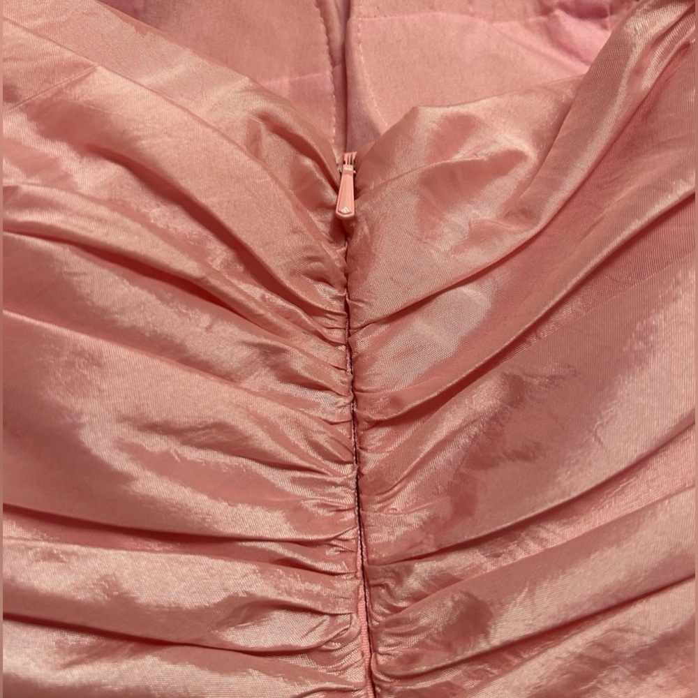 Tony Bowls Pink Mermaid Gown (Size 4) - Picture 7 of 8